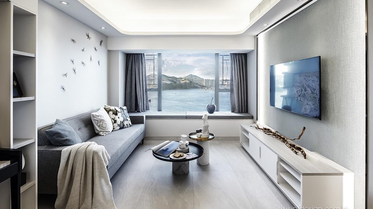 Umbra Wallflutter Wall Decor on Island Resort's Living Room Wall